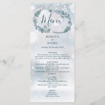 Casamento no inverno Rustic Floral Snowflakes