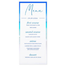 Casamento no Oceano de Praia Monograma Azul no Ver