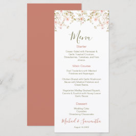 Menu Casamento no País da Rosa Selvagem