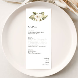 Menu Casamento Orquídeo Branco