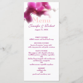 Menu Casamento Orquídeo Rosa