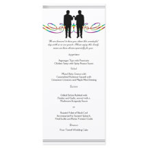Menu Casamento Rainbow Elegance Groom