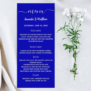 Menu Casamento Real Branco