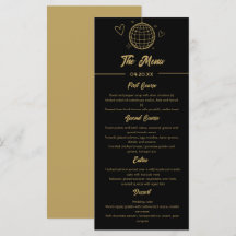 Casamento Retro Disco Groovy Preto e Dourado dos A