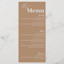 Menu Casamento Rosa Pintado de Flair Dusty, Elegance e