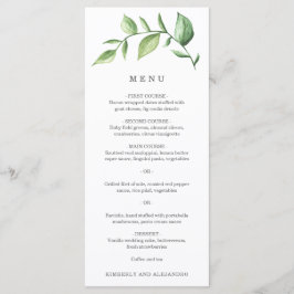 Menu Casamento Russo Elegante e Simples
