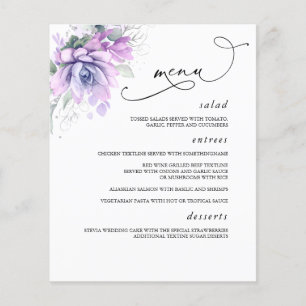 Menu Casamento Silver Greenery