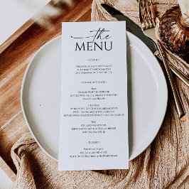 Menu Casamento Simplesmente Mínimo