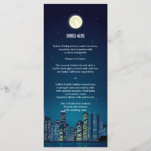Menu Casamento Skyline da Cidade