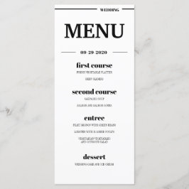 Menu Casamento Tropical Beach de Destino