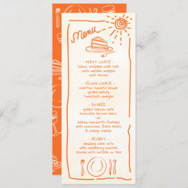 Menu Casamento Tropical Funky Wedding
