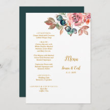 Casamento Verde MARY Watercolor Rosa Emerald