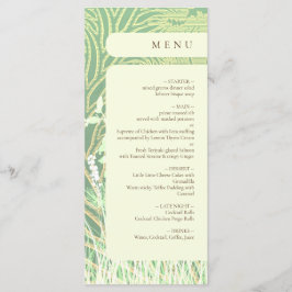 Menu Casamento Verde Paisagem Florestal