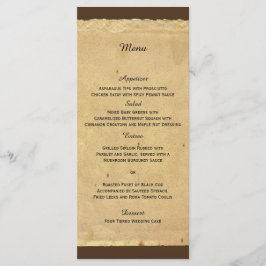 Menu Casamento Vintage Fleur de Lis
