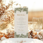 Menu Casamentos de pinheiros Dourados e verdes<br><div class="desc">Entra num mundo de encantamento com os nossos Convites de casamento de Cone, Sinalização e Recor do Whimsical Green e Pine Dourado. Adotar o charme rústico da natureza com esses designs deliciosos com um verde vibrante e sotaques de ouro, inspirados pela beleza dos pínus cones. Deixe seu amor florescer como...</div>