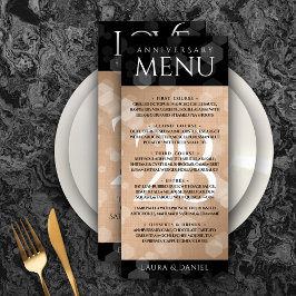 Menu Celebração do Aniversário do Casamento Linen 28