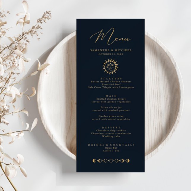 Menu Celestial Sun e Moon (Criador carregado)