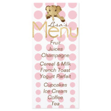 Chá de fraldas Elefante Dourado Rosa