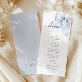 Menu Chá de panela Arco azul