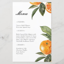 Menu Chá de panela de compressão principal laranja