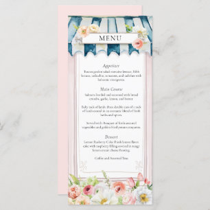 Menu Chá de panela do Jardim Flor