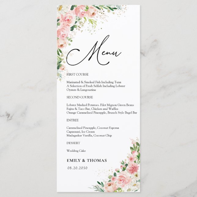 Menu Chá de panela verde (Frente)