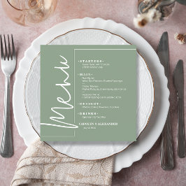 Menu Chic Sage Green
