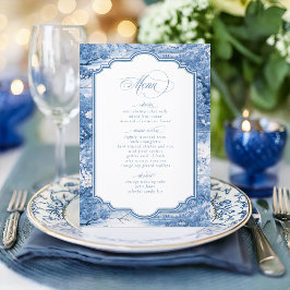 Menu Chinoiserie Pattern and Decorative Border ID1094