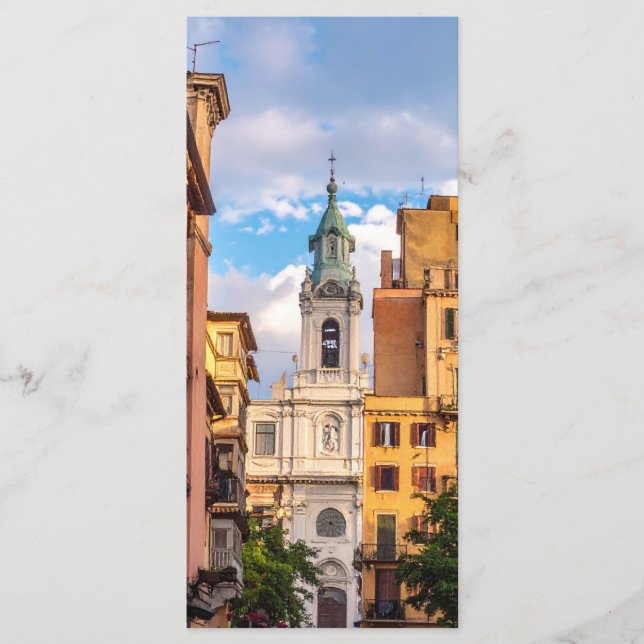 Menu church in city (Frente)