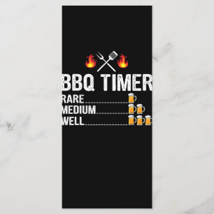 Menu Churrasco CHURRASCO Timer Bebendo Grill Beer