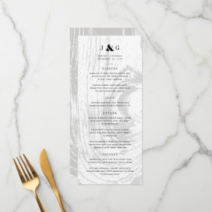 Menu Clássico Casamento de Inverno Branco com Charme Rú