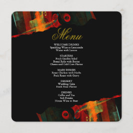 Menu Clássico Moderno Elegante Tendência Padrão #903 Ca