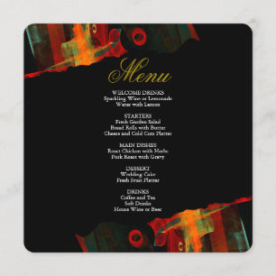 Menu Clássico Moderno Elegante Tendência Padrão #903 Ca