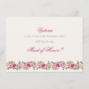 Menu Clássico Rosa Verde Amarelo Floral Cisne Pássaro C
