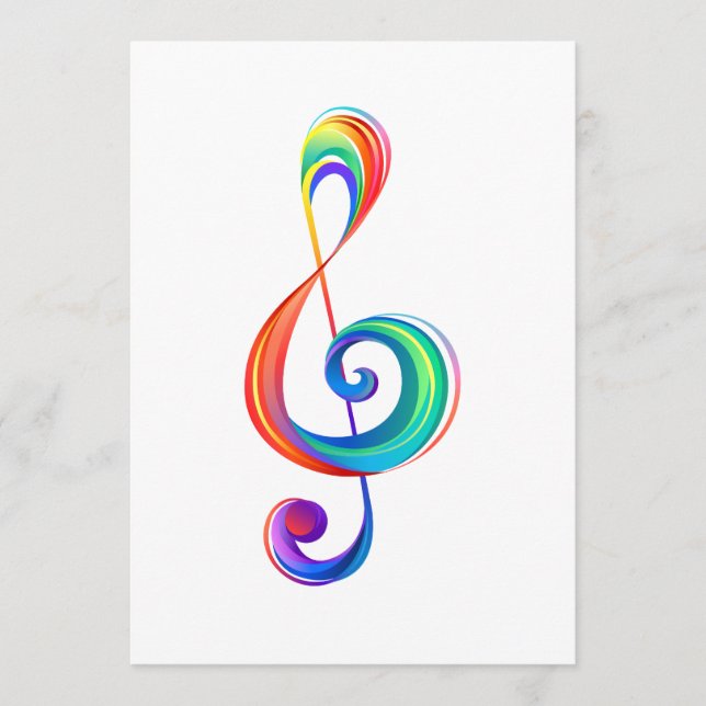Menu Clef (trecho de arco-íris) (Frente)