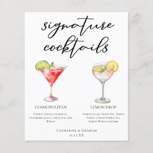 Menu Cocktails de Assinatura Cosmopolitan Lemon Dr
