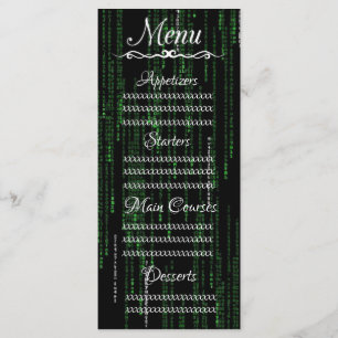 Menu Código da matriz
