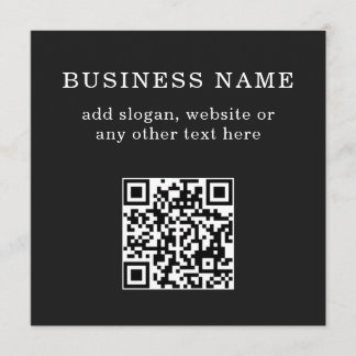 Menu Código QR promocional empresarial