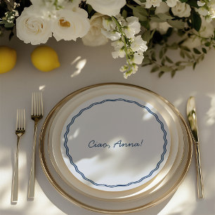 Menu Colocar Cartão e Casamento Retro Round Guest