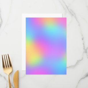 Menu Colores do Arco-Íris do Pastel Abstrato do Gradie