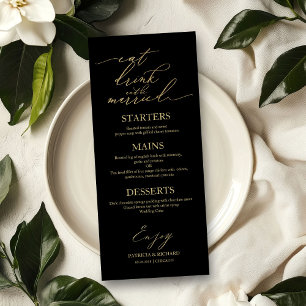 Menu Comer Beber e Casar Para Placa