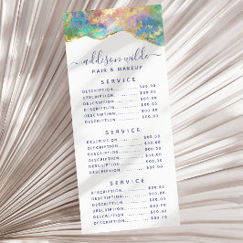 Menu Comercial do Rainbow Gemstone