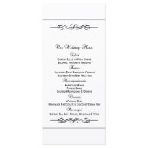 Menu Comida de Casamento