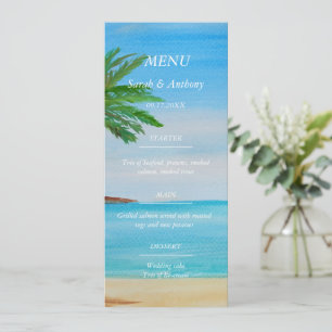 Menu Comida do 50º aniversário de casamento no Oceano d