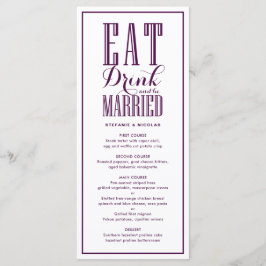 Menu Comida Roxa, Bebida e Casamento