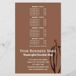 Menu Compro de Chocolatite de Chocolates de cacau