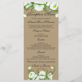 Menu Conjunto de casamento de flores de margarida Gerbe