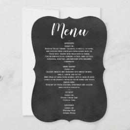 Menu - Convite de Script de Quadro de Instrução