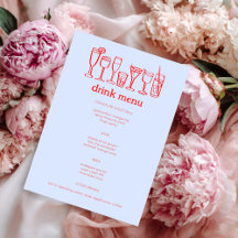 Coquetéis Desenhos de Portas Bebida PERSONALIZADA 