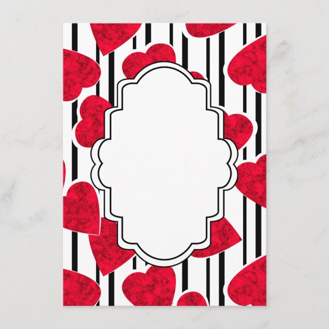 Menu Coração vermelho (Frente)